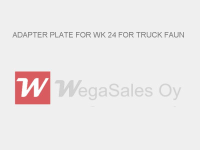 ADAPTER PLATE FOR WK 24 FOR TRUCK FAUN