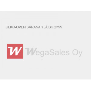 ULKO-OVEN SARANA YLÄ BG 2355